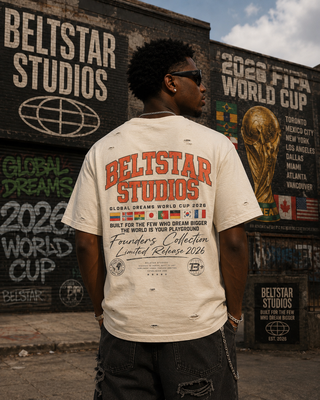 BELTSTAR STUDIOS “Global Dreams” World Cup 2026 Limited Release Tee