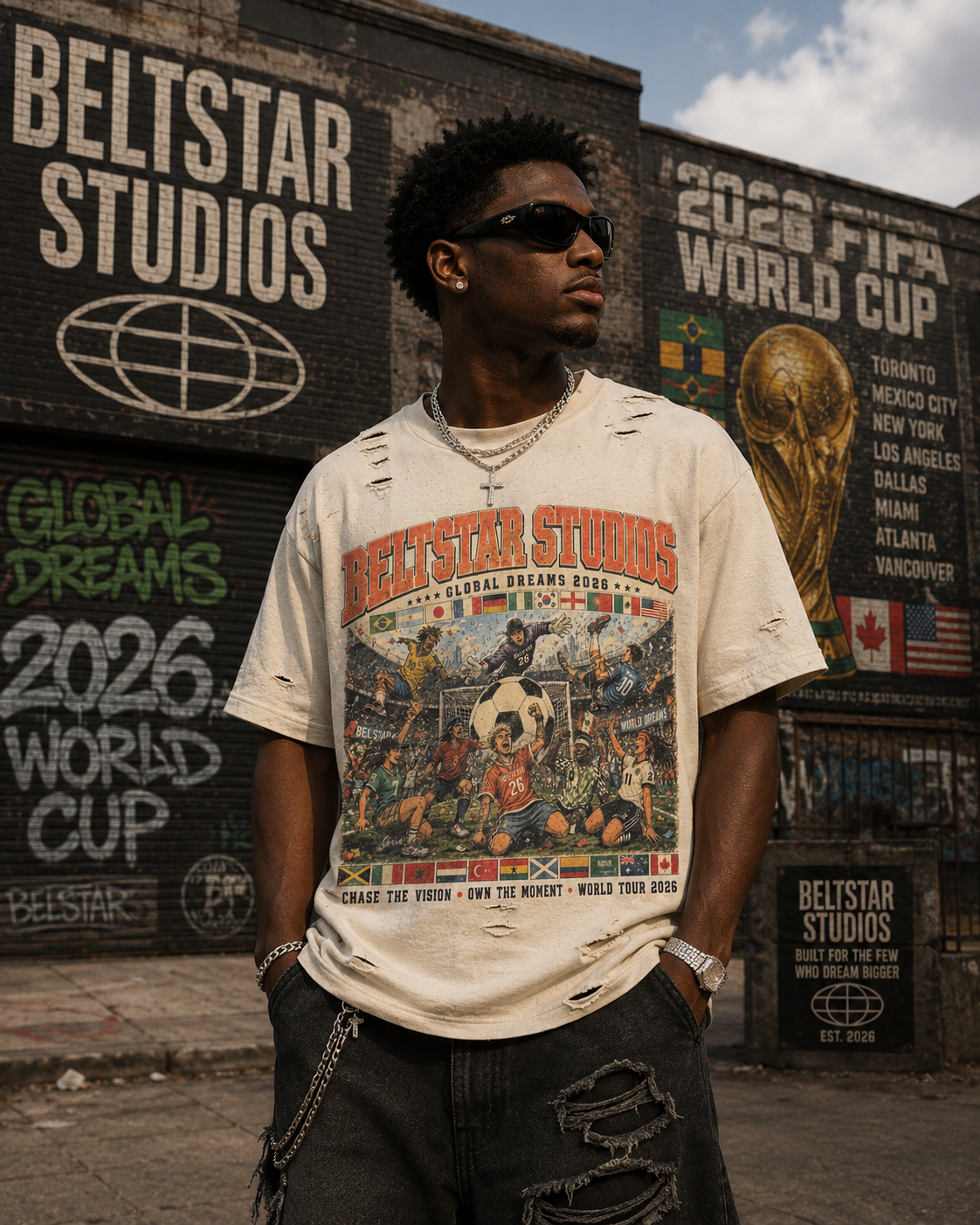 BELTSTAR STUDIOS “Global Dreams” World Cup 2026 Limited Release Tee